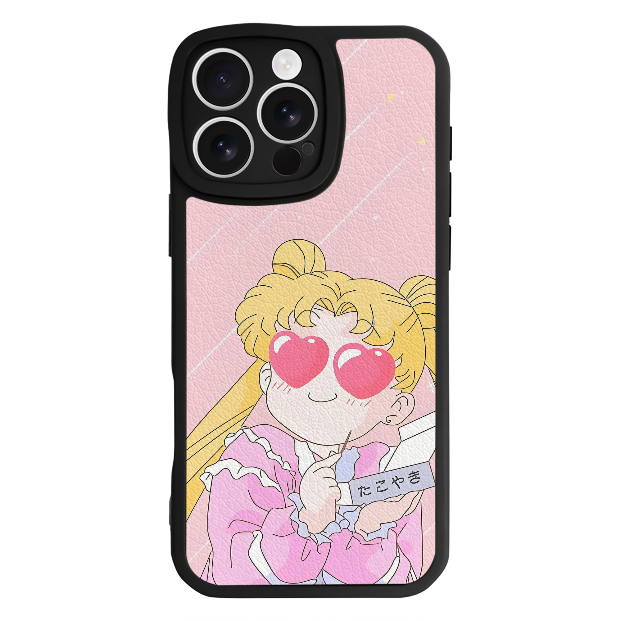 （画像用） 美少女戦士セーラームーン Sailor Moon 【iPhone 16シリーズ対応】シリコンスマホケース（レザー調） 材質：シリコン
